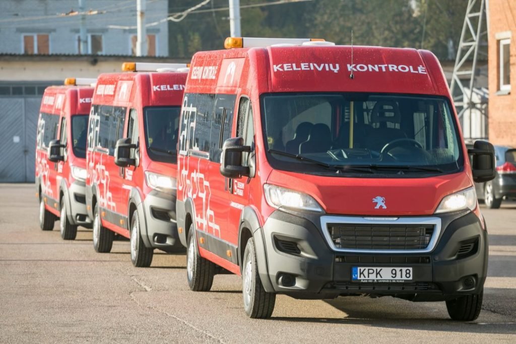 Viešojo transporto keleivių kontrolės autobusiukai