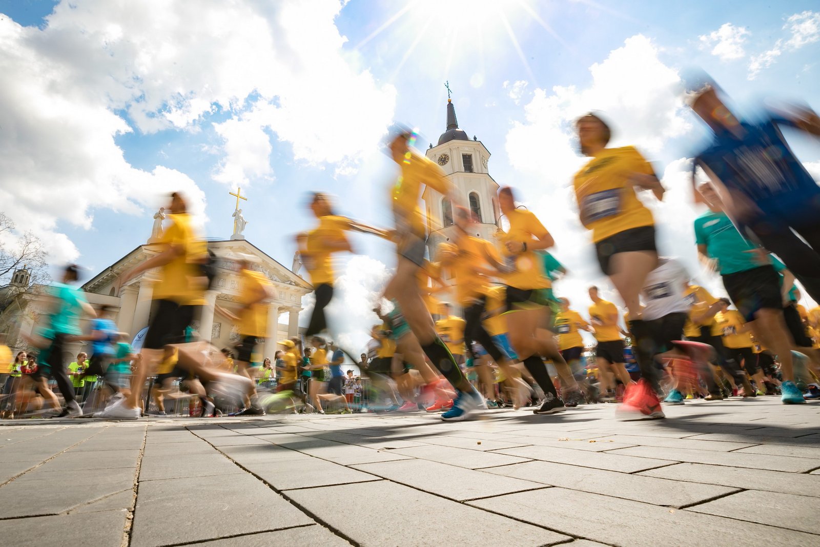 Maratono dalyviai